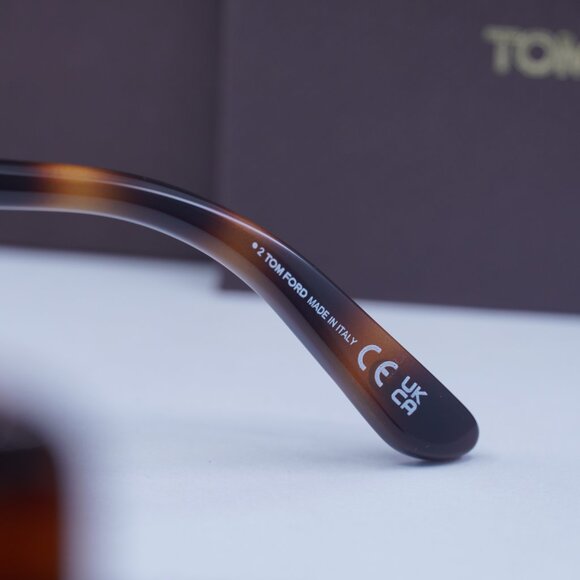 Tom Ford FT0943 53F Jasmin Butterfly Sunglasses - Havana\\Brown Gradient main image 5